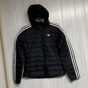 NWT ADIDAS ORIGINALS WOMENS SLIM JACKET BLACK AND WHITE XS